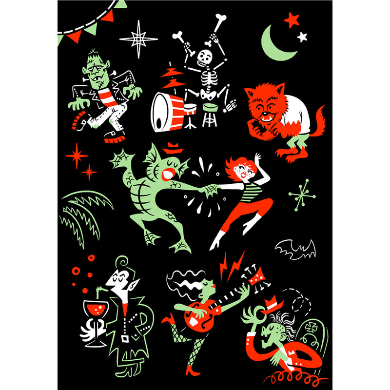 Print de El Marqués A4 - "Monster Mash"