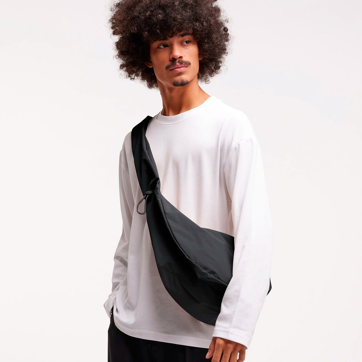 Bolso Got Bag - Moon Bag Ruffle Black