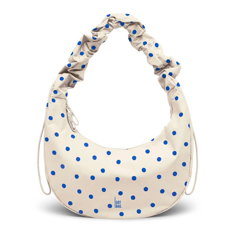 Bolso Got Bag - Moon Bag Ruffle Dot Cream