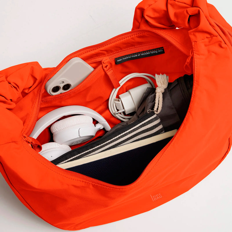 Bolso Got Bag - Moon Bag Ruffle Hot Coral