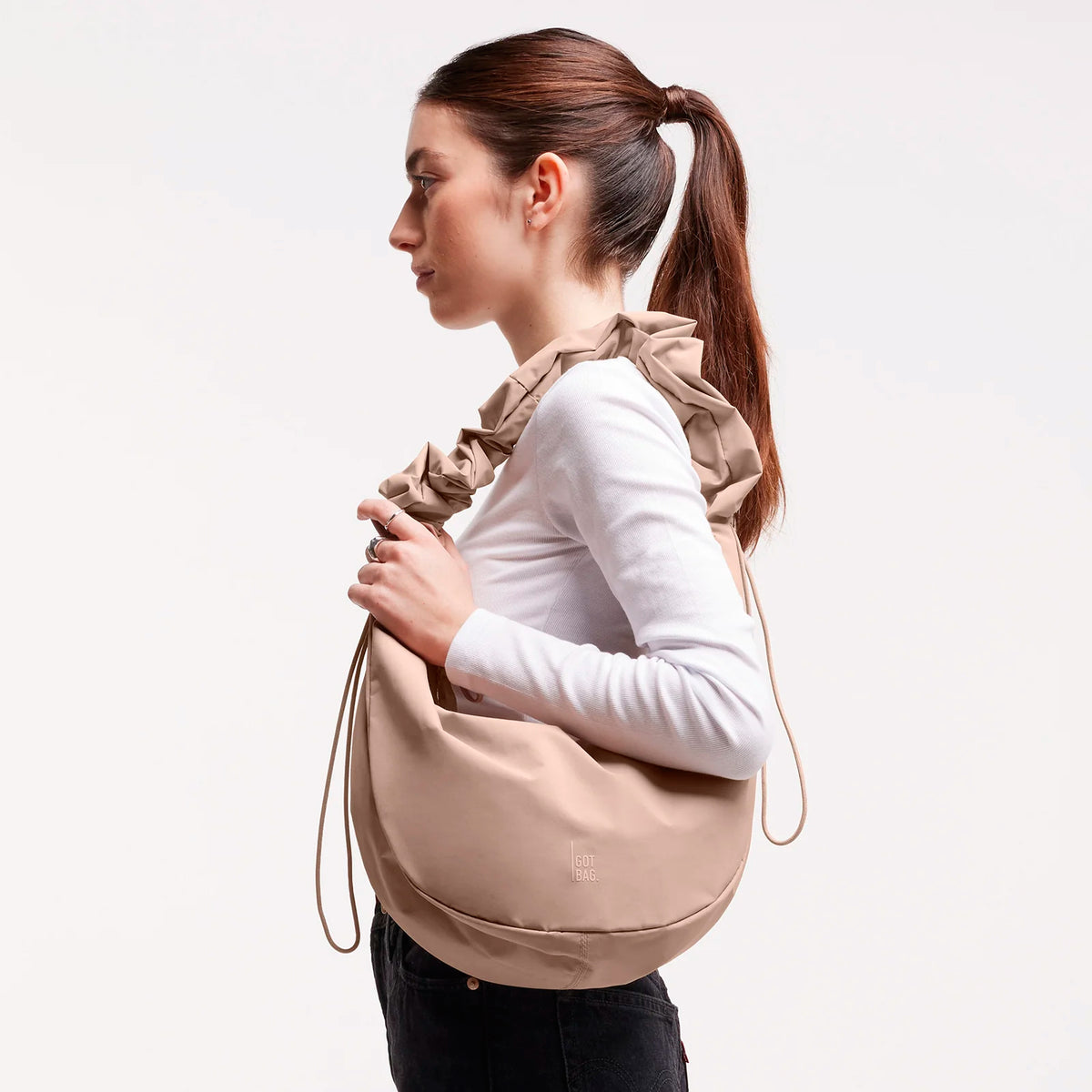 Bolso Got Bag - Moon Bag Ruffle Sandbar