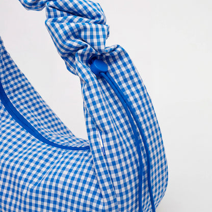Bolso Got Bag - Moon Bag Ruffle Vichy Cobalt