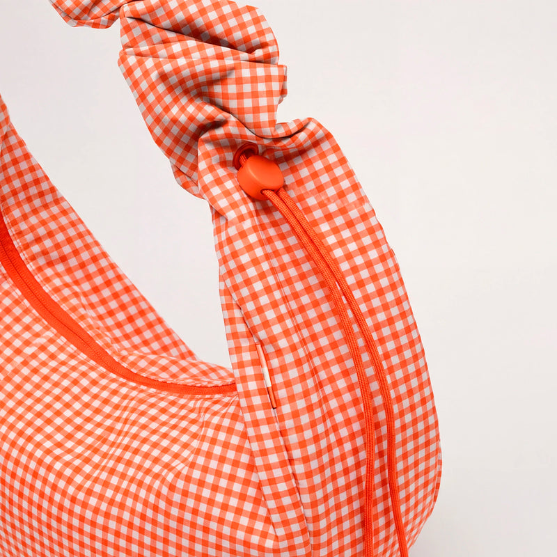 Bolso Got Bag - Moon Bag Ruffle Vichy Hot Coral