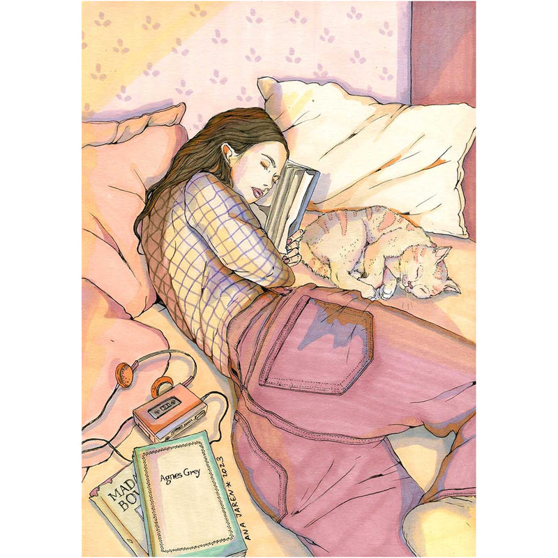 Print de Ana Jarén A4 - "Morning Nap"