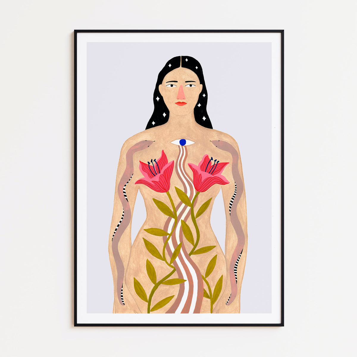 Print de Depeapa A4 - "Mujer Mística"