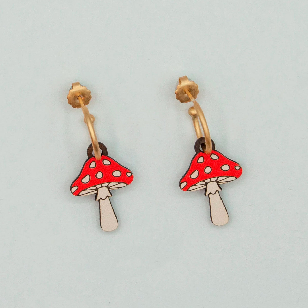 Pendientes de aro Materia Rica - Mushroom 🍄