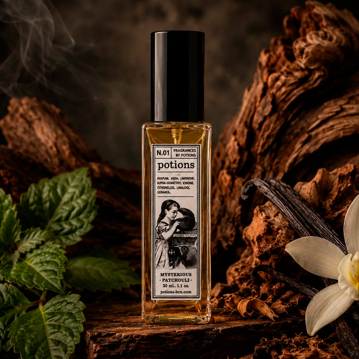 Perfume en spray Potions Bcn  - Nº01 Mysterious Patchouli