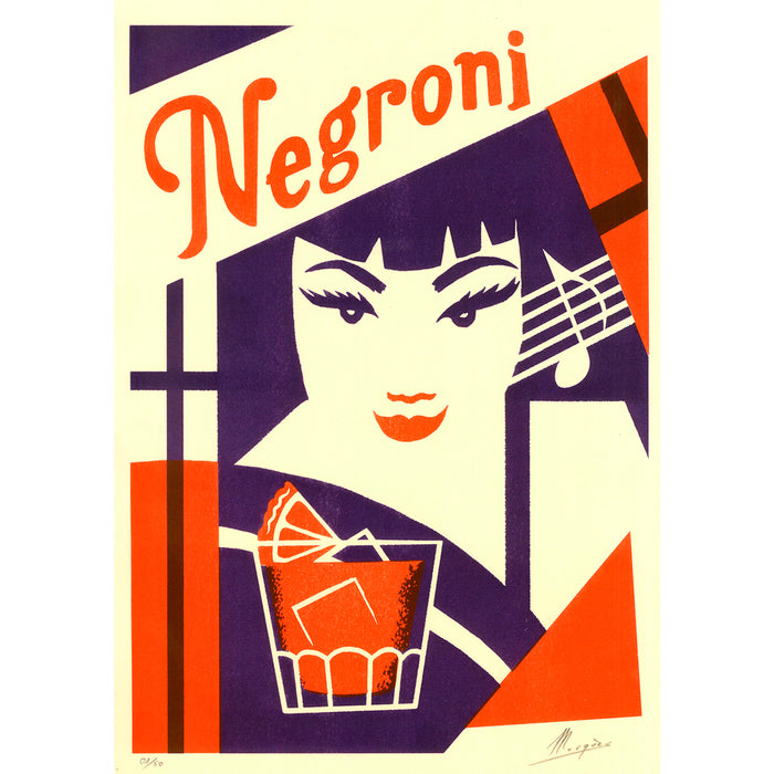 Print de El Marqués A4 - "Negroni"