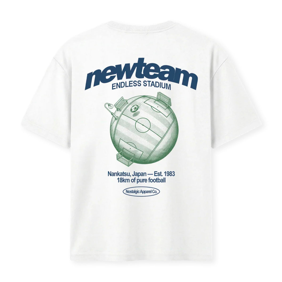 Camiseta Nostalgic Apparel - "Newteam" ⚽