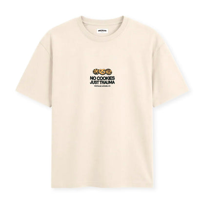 Camiseta Nostalgic Apparel - "No Cookies, Just Trauma" 🥨🍪
