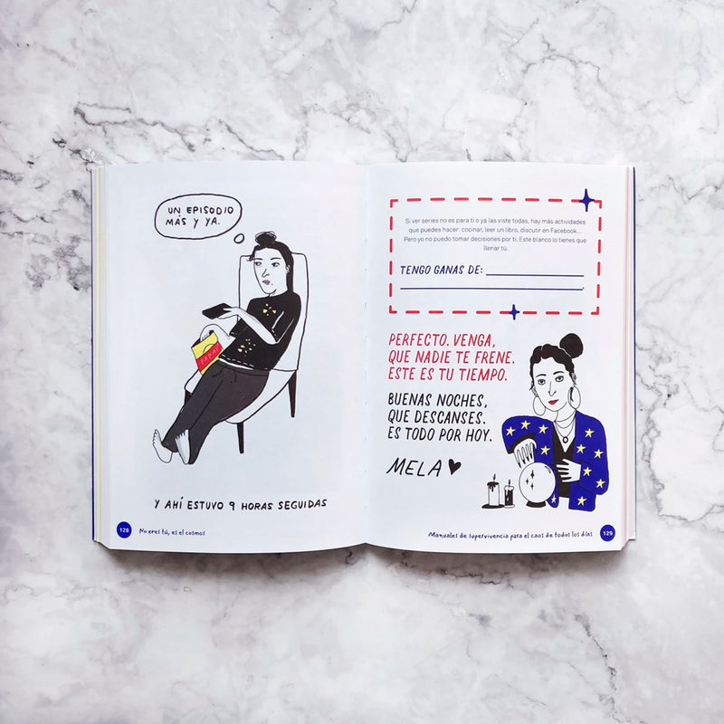 Libro - "No eres tú, es el cosmos" de Mela Pabón (@checkinmela)