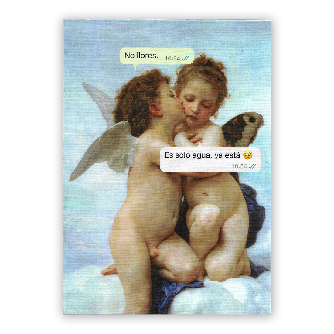 Print de La última croqueta A5 - "No Llores Es Sólo Agua"