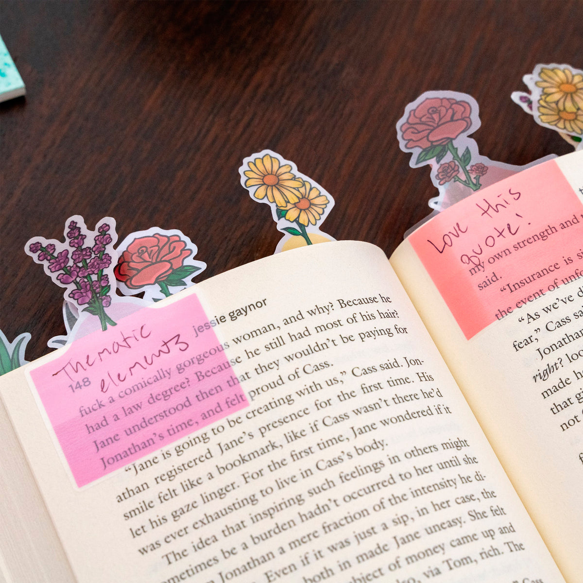 Notas adhesivas - Jardín 🌹🌻