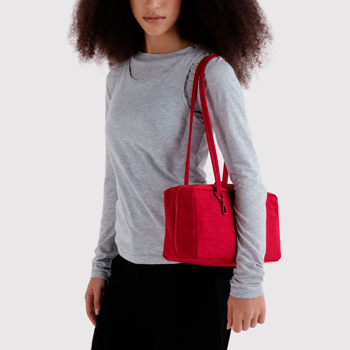 Bolso Bowler Baggu - Cherry