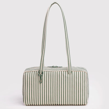 Bolso Bowler Baggu - Sage Stripe