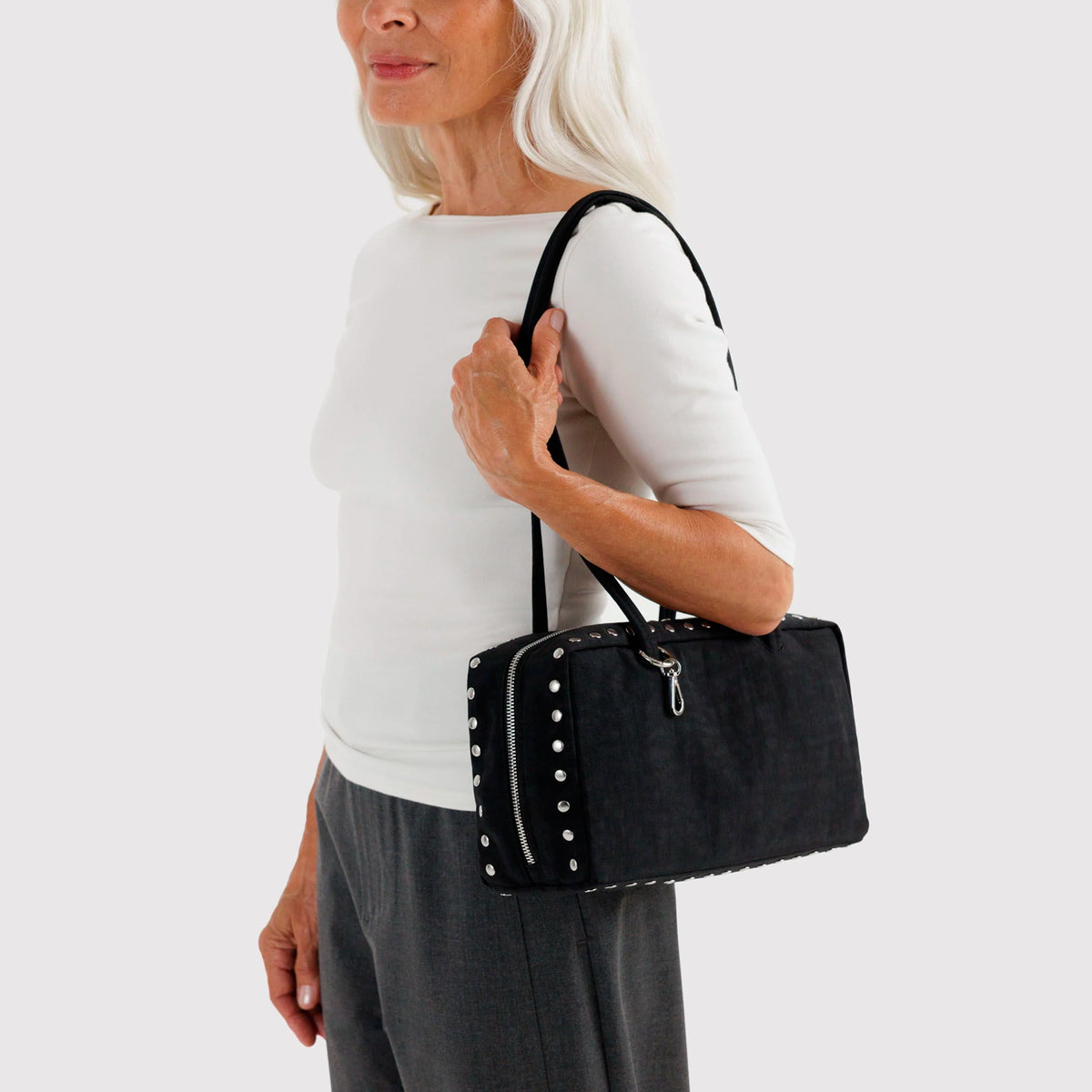 Bolso Bowler Baggu - Studs