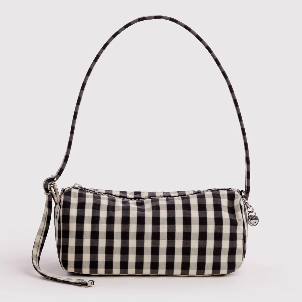 Bolso Loaf Baggu - Black and Cream Gingham