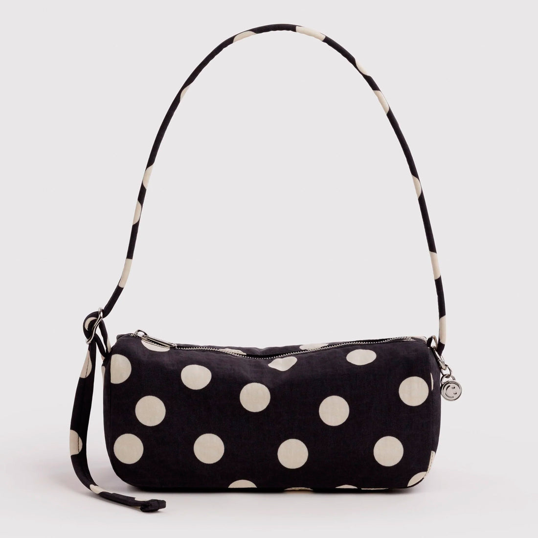 Bolso Loaf Baggu - Black and Cream Polka Dot