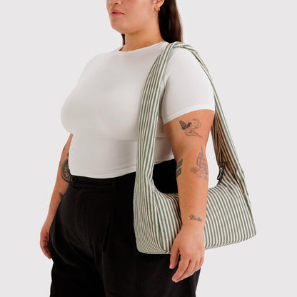 Bolso Meringue Baggu - Sage Stripe