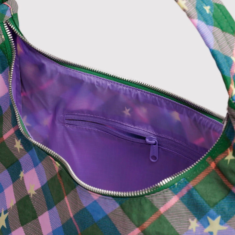 Bolso Baggu - Green Star Plaid ✨
