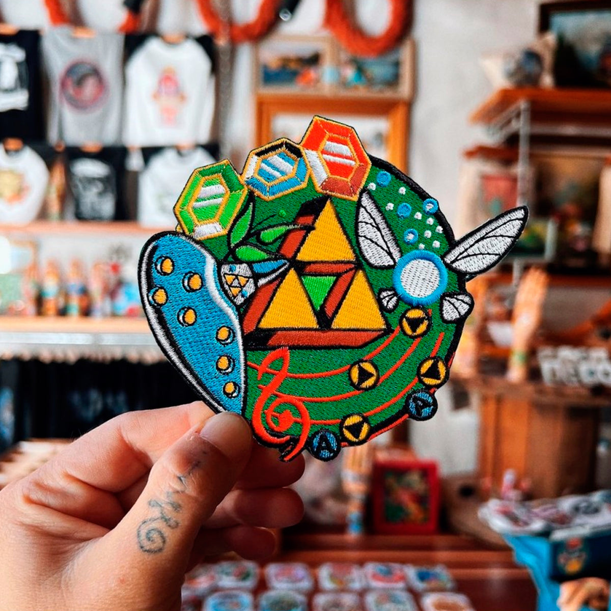 Parche La Barbuda - "Ocarina Triforce"