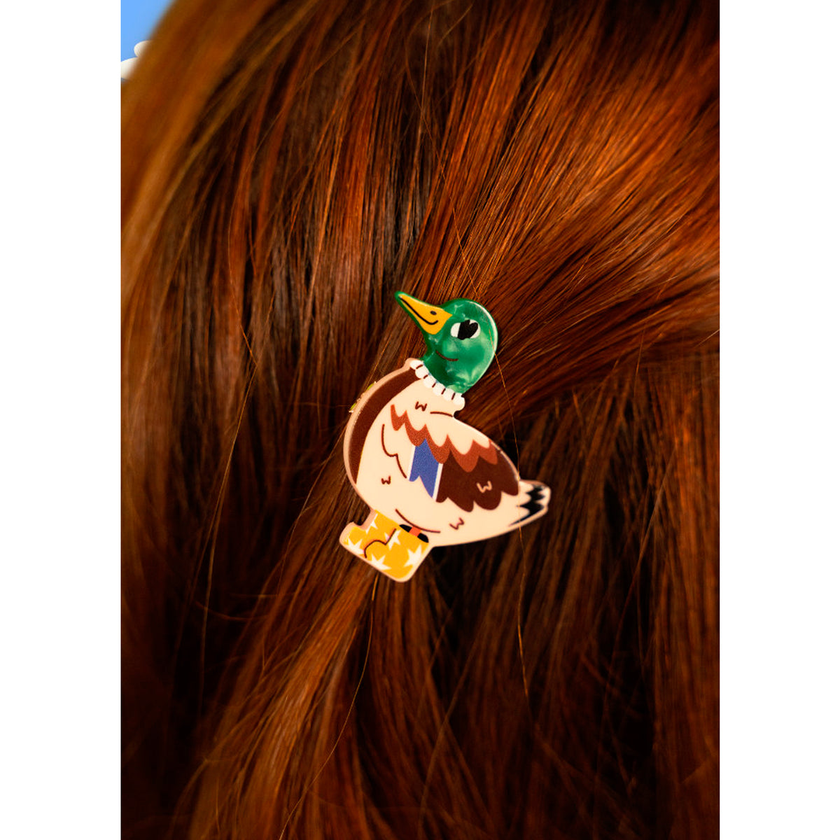 Pasador para el pelo Miss Feathers - Off Duty Duck 🦆