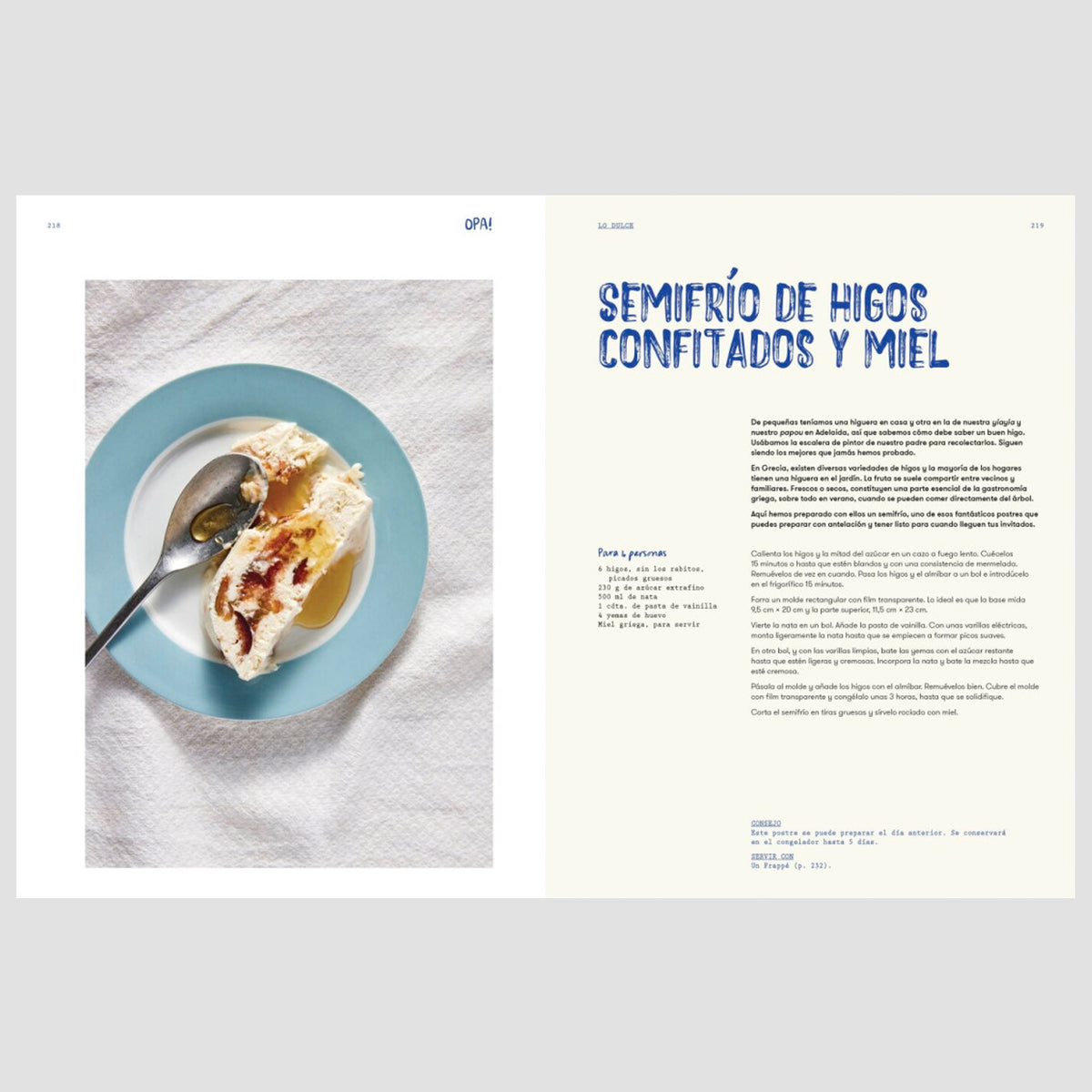 Libro - "Opa! Auténticas recetas de taberna griega" de Helena Moursellas y Vikki Moursellas