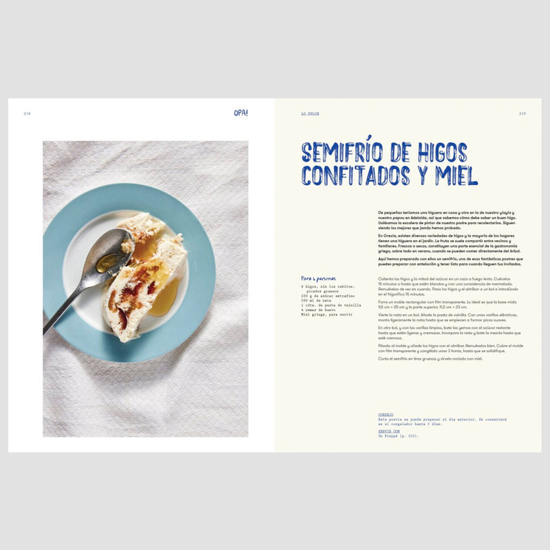 Libro - "Opa! Auténticas recetas de taberna griega" de Helena Moursellas y Vikki Moursellas