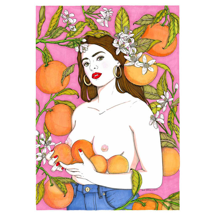 Print de Ana Jarén A4 - "Oranges" 🍊