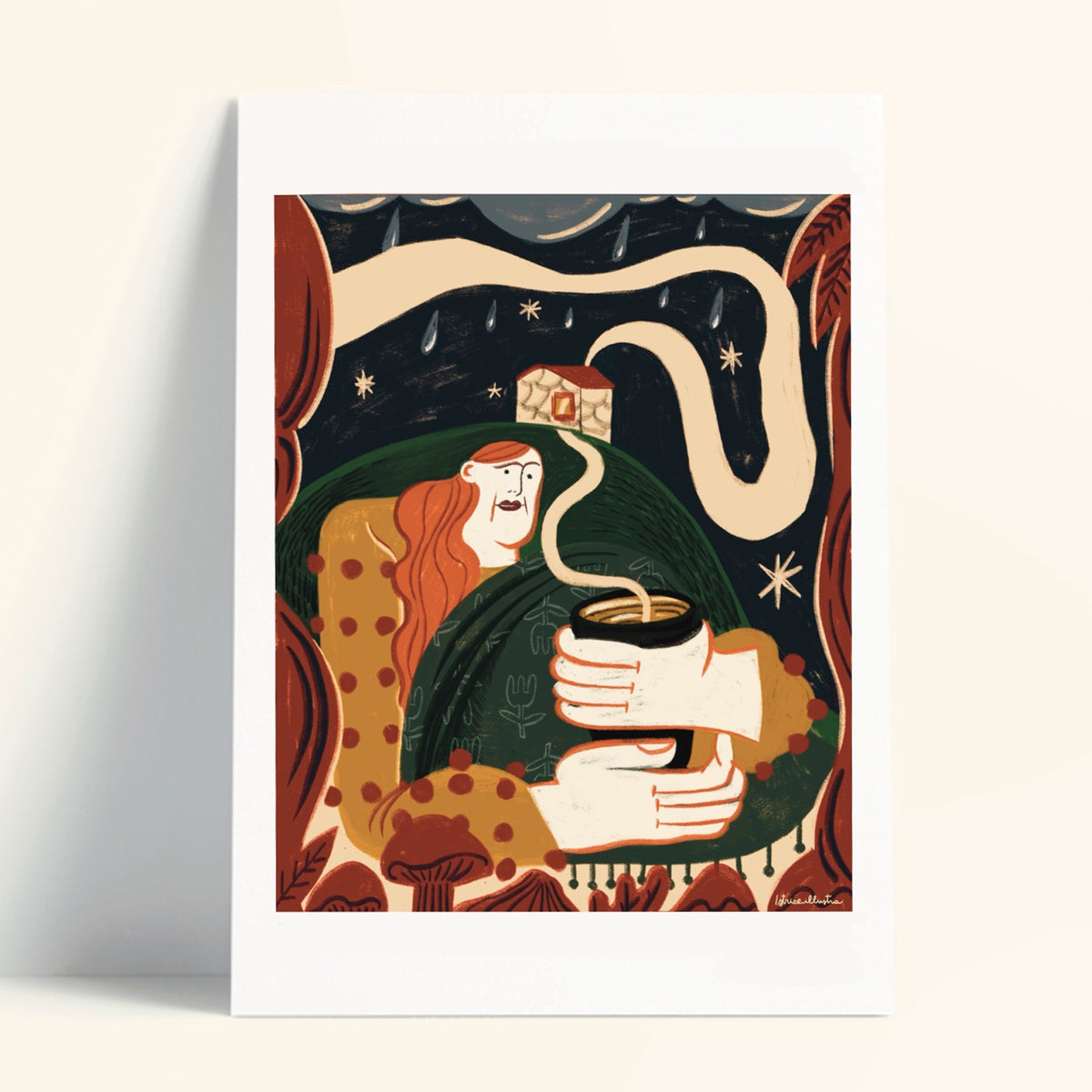 Print de Istriceillustra A5 - "Otoño"