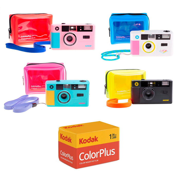 Pack - Cámara Show (color a elegir) + Película Kodak Colorplus