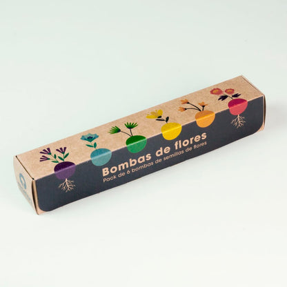 Kit autocultivo - 6 Bombas de Flores 🌷🌼🌹