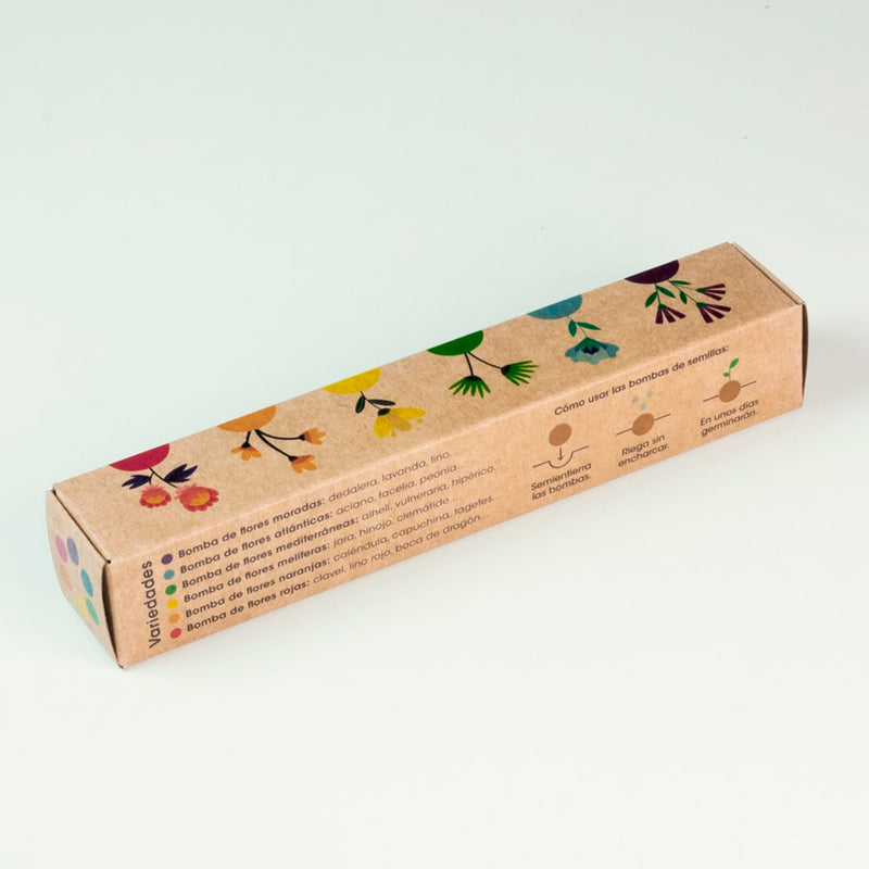 Kit autocultivo - 6 Bombas de Flores 🌷🌼🌹