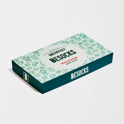 Pack 3 calcetines Besocks - BeBreakfast ☕🥐🥑