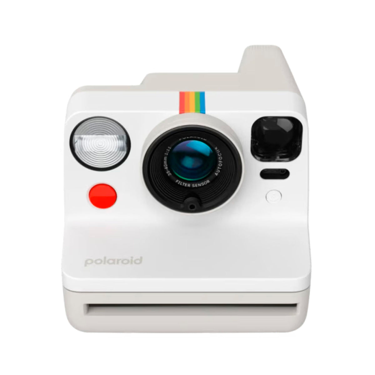 Cámara - Polaroid Now Pebble White (Generación 3) + 1 Película i-Type