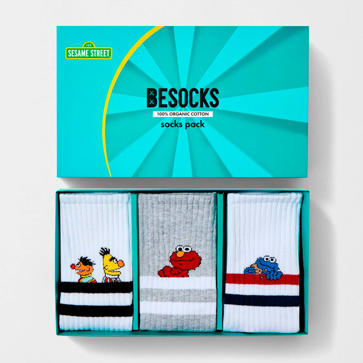 Pack 3 calcetines Besocks - BeSesameStreet Sport