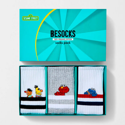 Pack 3 calcetines Besocks - BeSesameStreet Sport