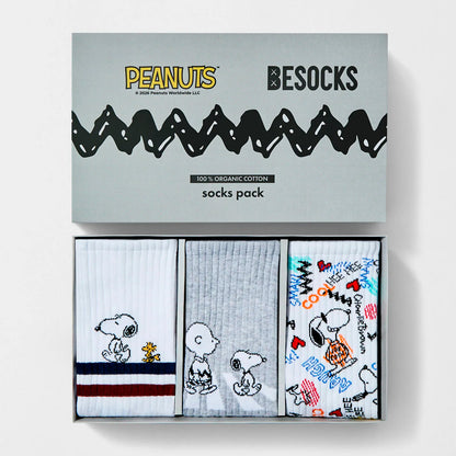 Pack 3 calcetines Besocks - BeSnoopy Sport