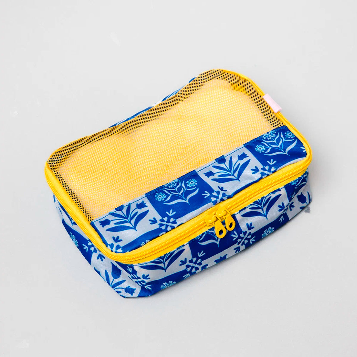 Bolsitas con cremallera - Blue Scandinavian Floral
