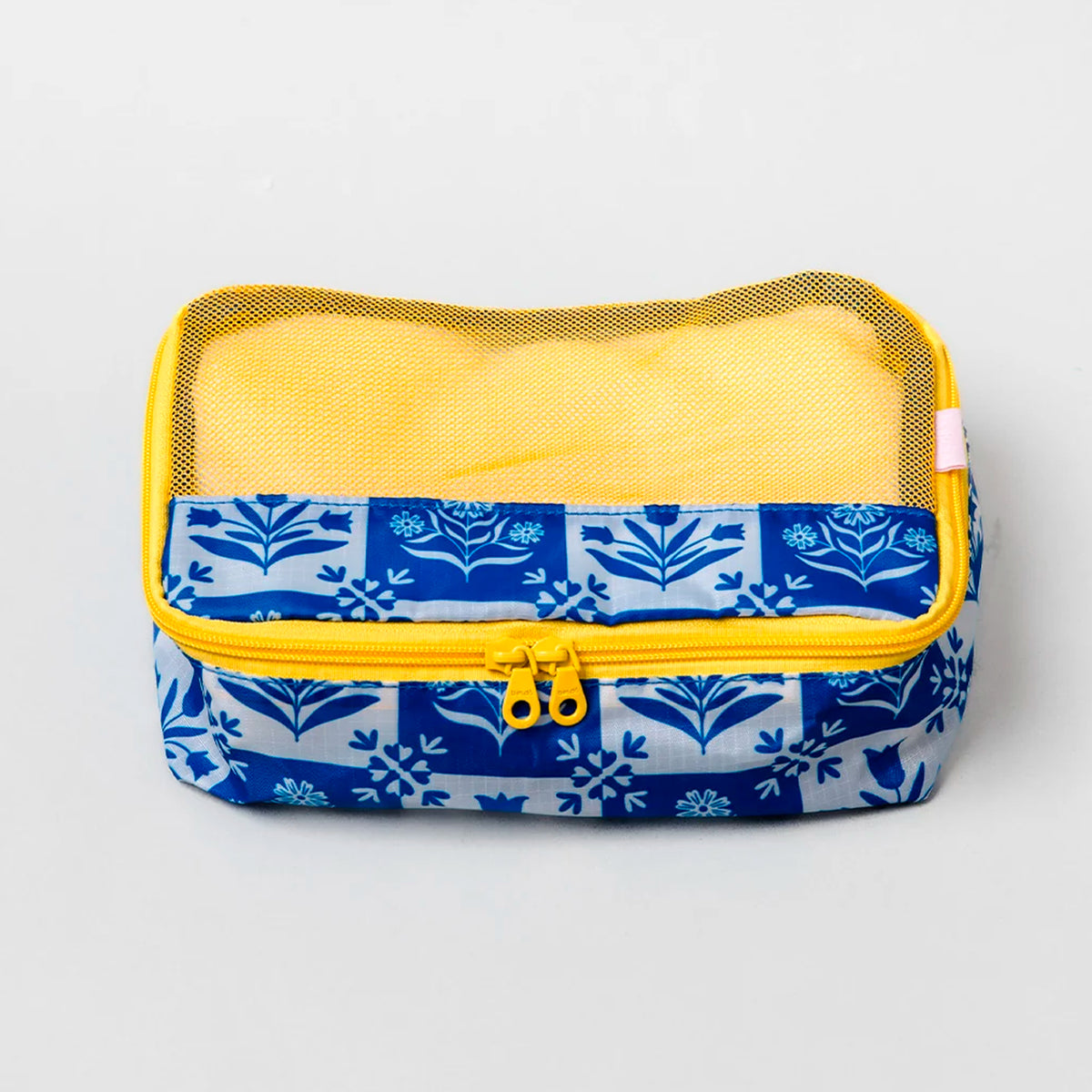 Bolsitas con cremallera - Blue Scandinavian Floral