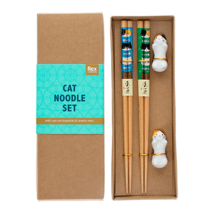 Set palillos de madera - Cat 🐱