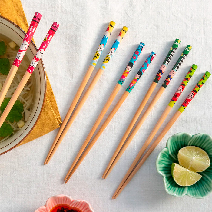 Set palillos de madera - Japanese heritage