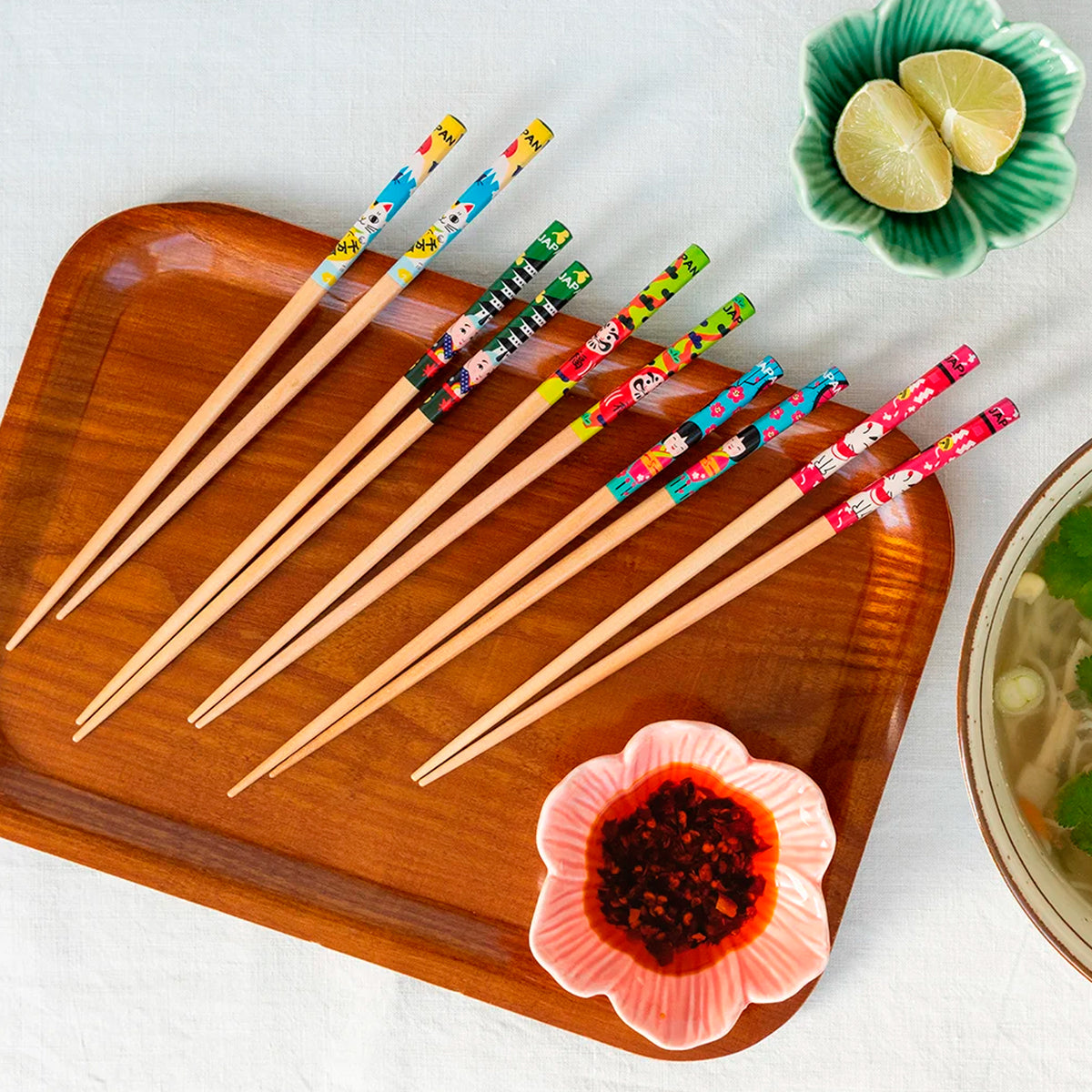 Set palillos de madera - Japanese heritage