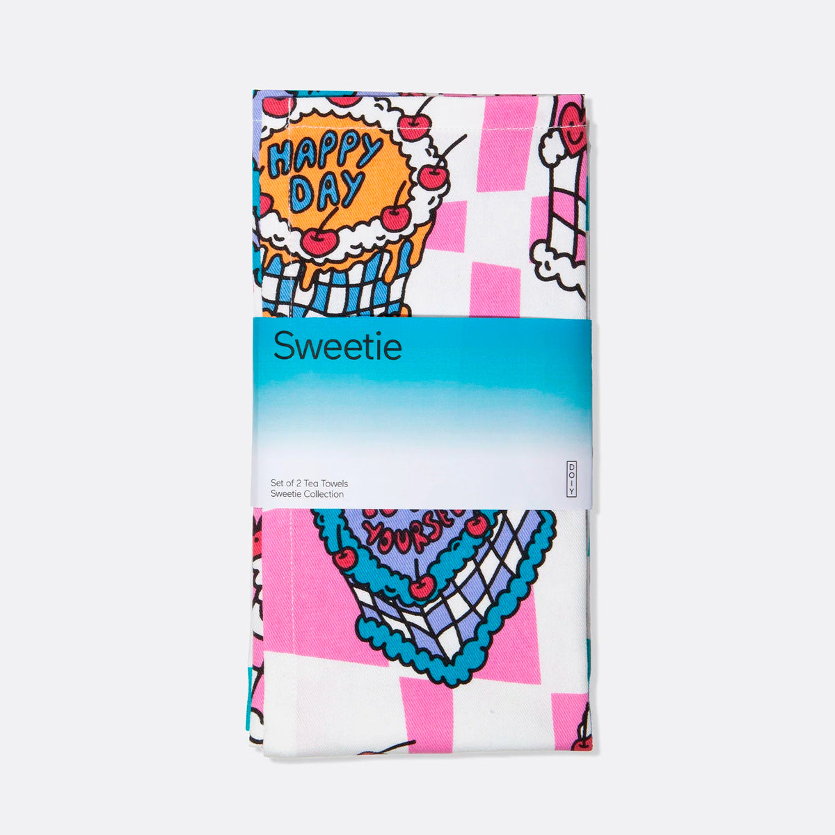 Set 2 paños de cocina DOIY - Sweetie 🍰