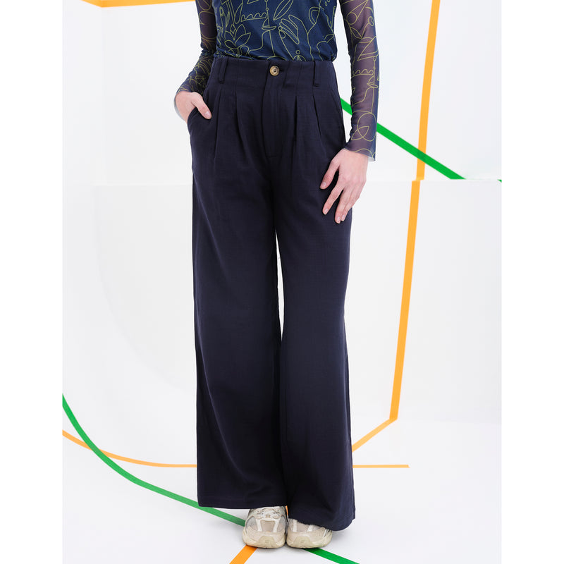 Pantalón Béhulah - Buñuel Azul Marino