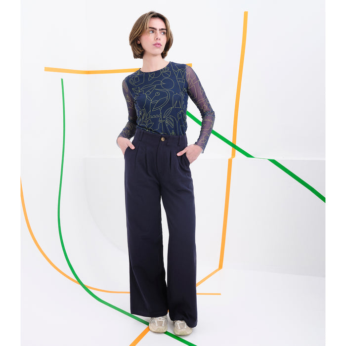 Pantalón Béhulah - Buñuel Azul Marino