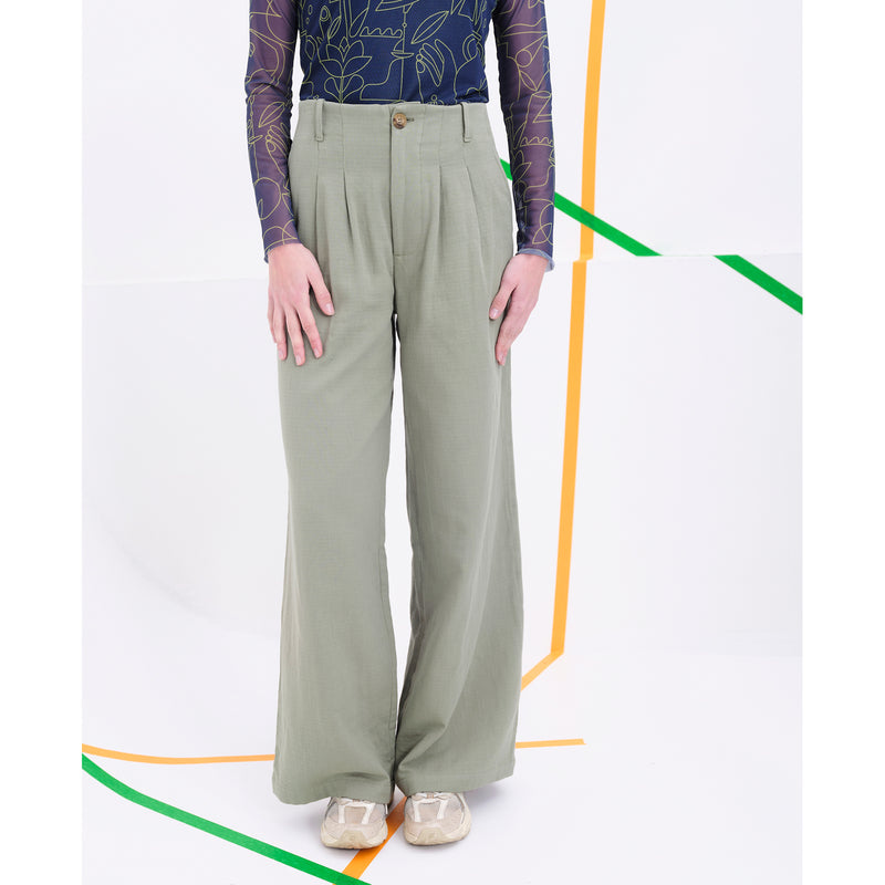 Pantalón Béhulah - Buñuel Verde