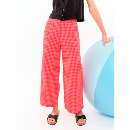Pantalón Béhulah - Dalia Vichy Rosa