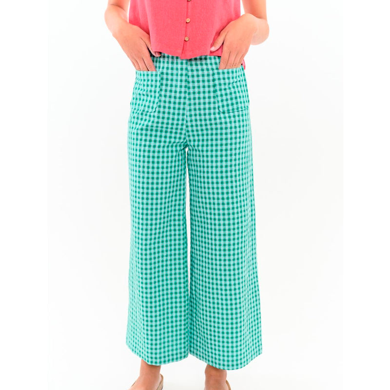 Pantalón Béhulah - Dalia Vichy Verde