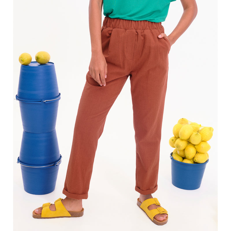 Pantalón Béhulah - Dobra Marrón